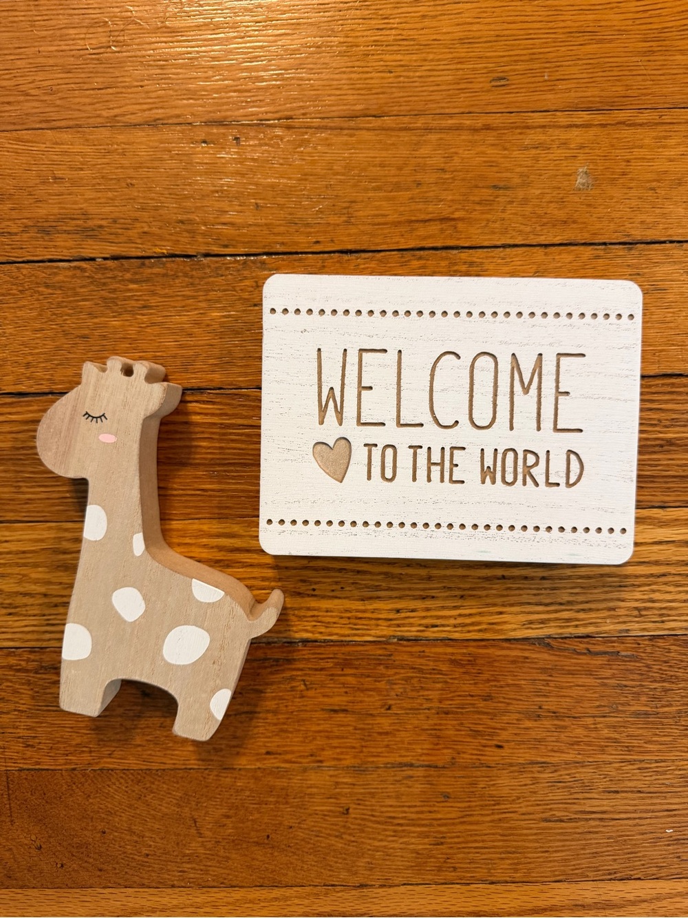 Wooden Nursery/baby shower decor